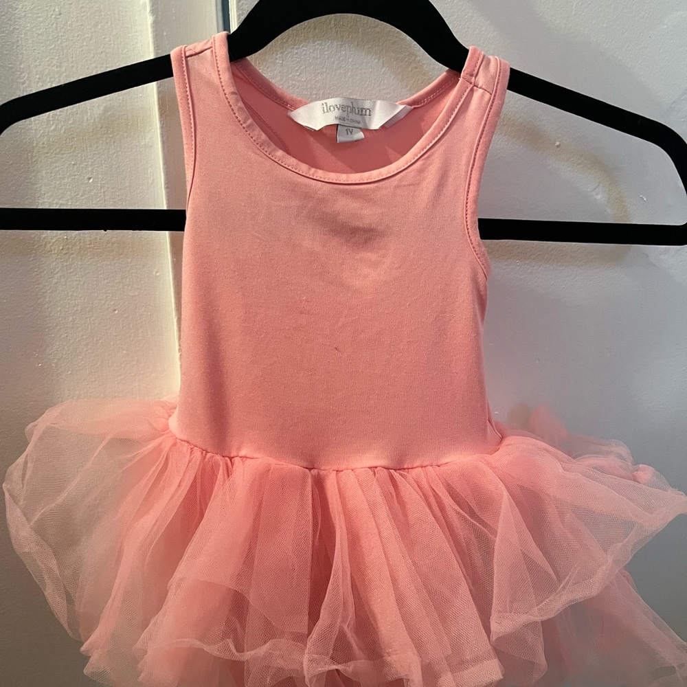 I love plum ballerina dress - 1 year old size